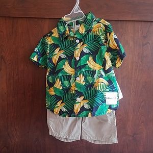 Boys Hawaiian 2 piece set